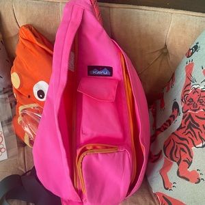 Hot pink Kavu sling bag